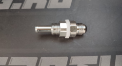 Фитинг в перегородку (проходной) AN8 - 10мм под хомут