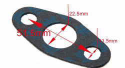 Прокладка слива масла для турбин T3 T4 GT32 GT37 GT40 GT42 GT45 (51мм)