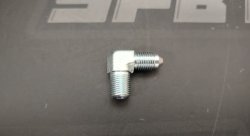 Фитинг AN3 - 1/8" NPT 90 градусов, сталь