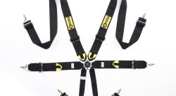 Ремни безопасности Beltenick, 6-ти точечные с омологацией до 2030г. черные