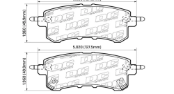 Колодки тормозные DC1510R15 DC Brakes Street HD+, задние Nissan Armada; INFINITI QX80;