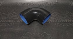 Патрубок силиконовый 4' (102мм) 90 градусов, черный