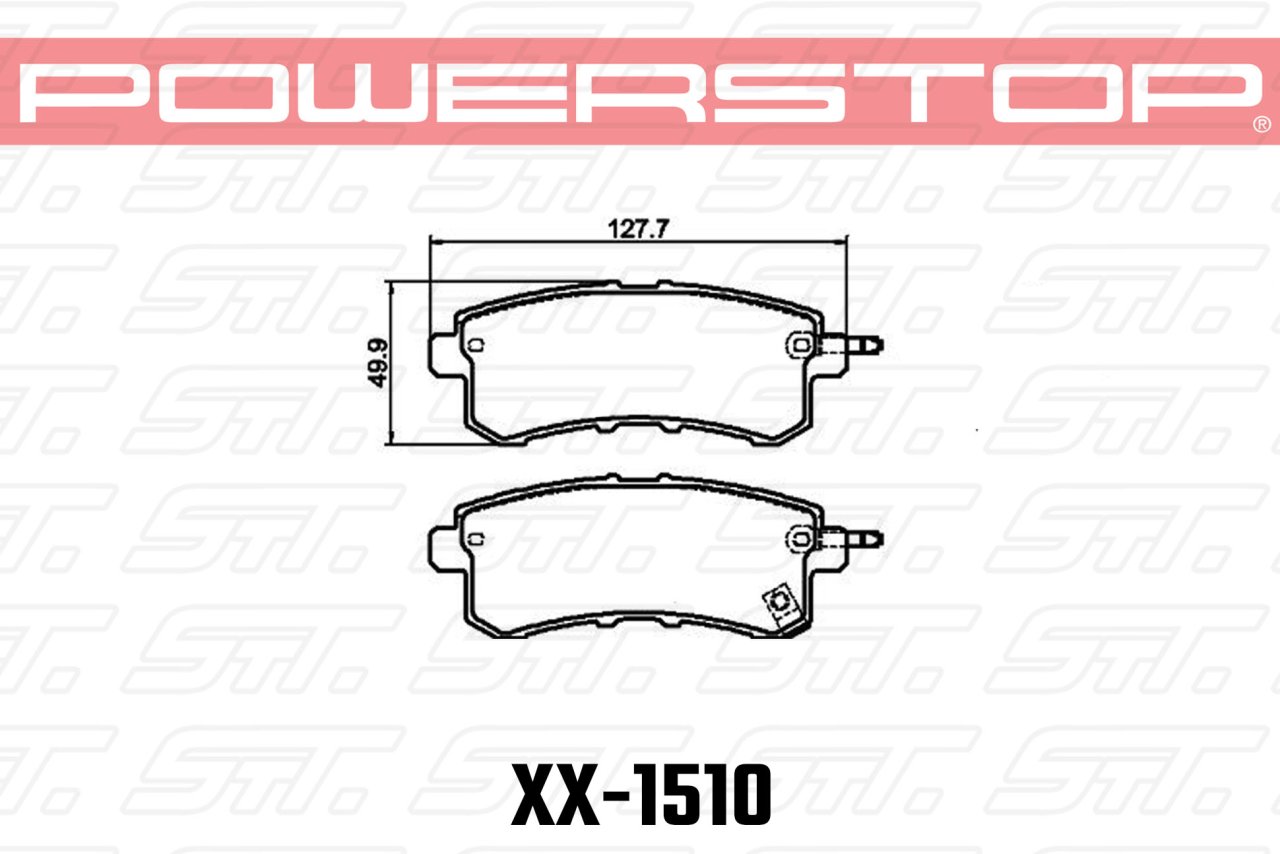 Колодки тормозные 23-1510 PowerStop Z23 задние Nissan Armada; INFINITI QX80;