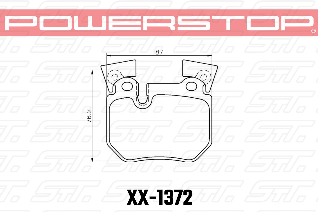 Колодки тормозные 23-1372 PowerStop Z23 задние BMW 135i (E88), (E82); BMW Performance