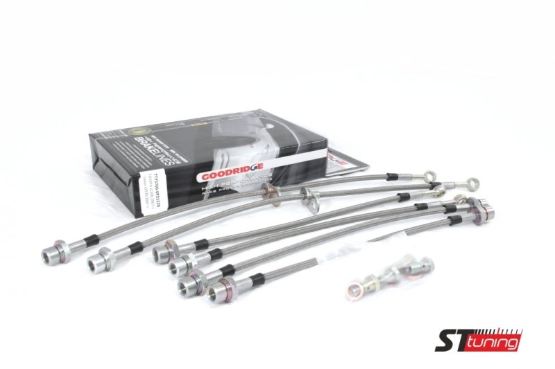 Армированные тормозные шланги Goodridge TTY5700-6P21128 (6 шт.) Toyota LC200 / Lexus LX570, LX450D,