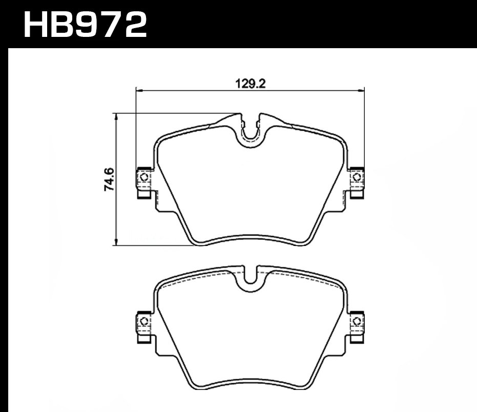 Колодки тормозные HB972B.660 HAWK HPS 5.0 перед НЕ Заказывать BMW 3 G20; X3 G01