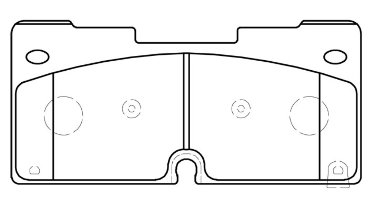 Колодки тормозные HB920P.706 HAWK SuperDuty Cadillac Escalade, Tahoe, Suburban, 2021->  Передние