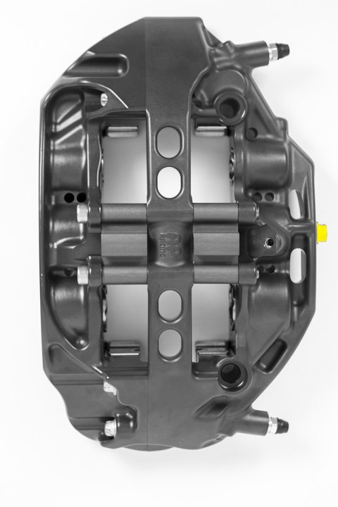 Суппорт AP Racing CP9668-3S7L Pro5000R Radi-CAL 6 поршней; 25mm толщина колодки