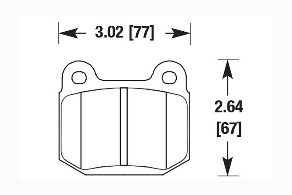 Колодки тормозные DP81537RP1 EBC RP-1 задние MMC Lancer Evo V-IX; SUBARU WRX STI