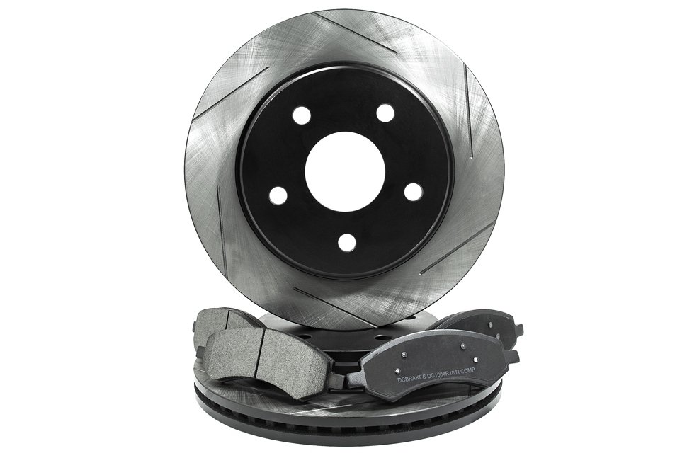 Комплект Передний Тормозные диски + колодки DC Brakes Dodge Ram 1500, 336x28мм