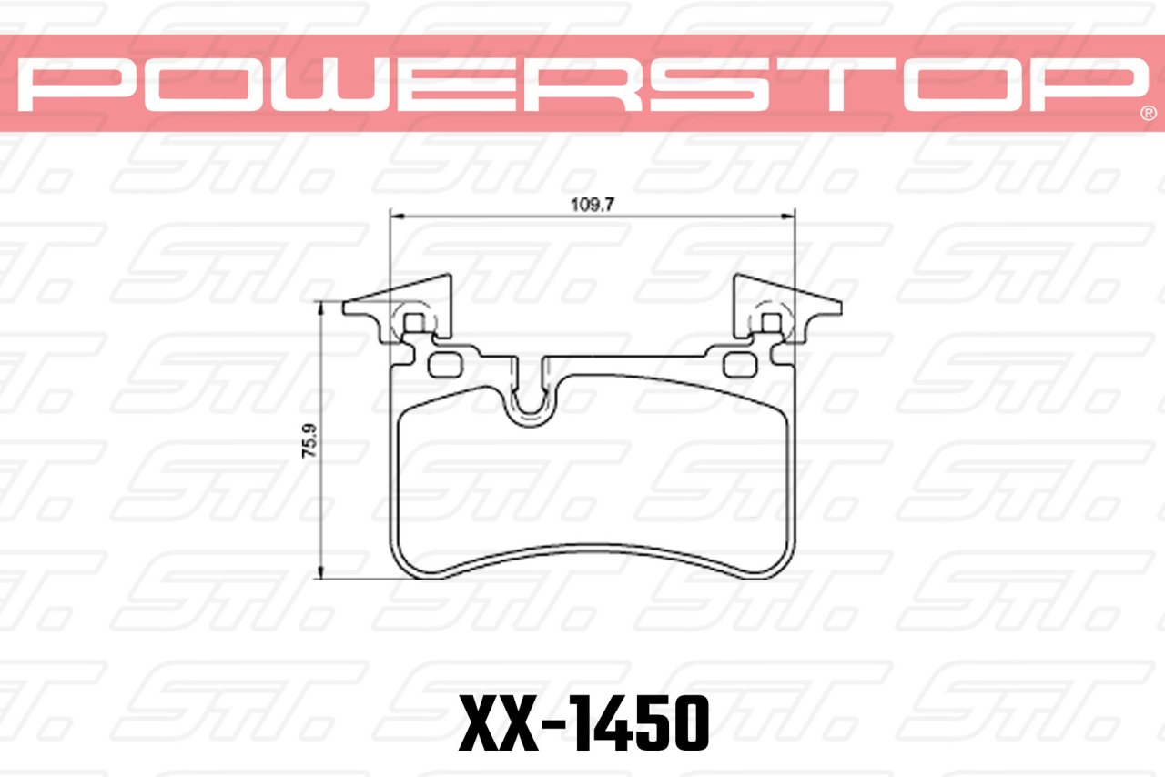 Колодки тормозные 23-1450 PowerStop Z23 задние Mercedes-Benz C63 AMG Black Series