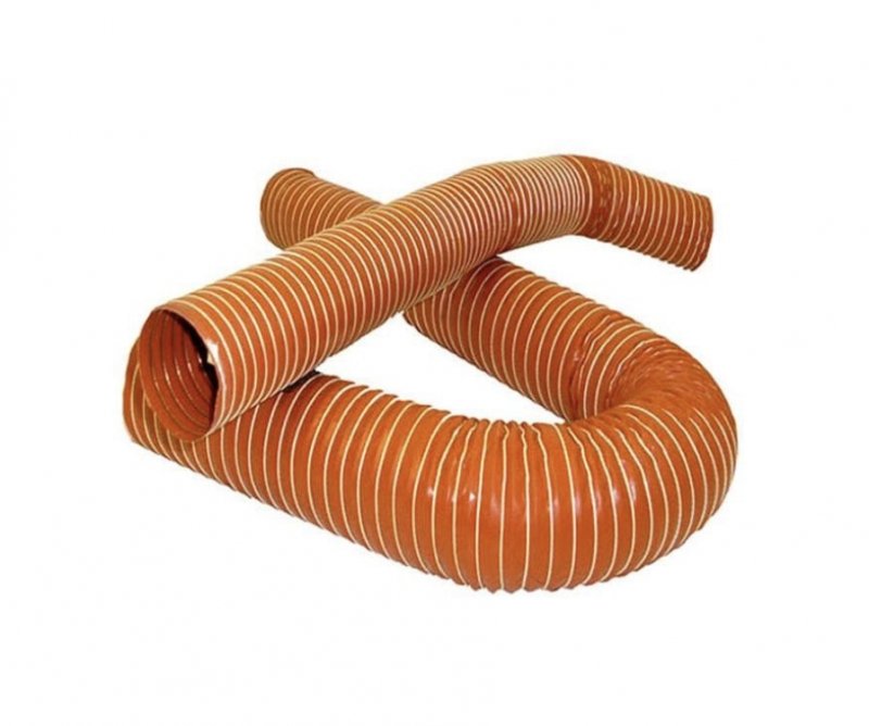 Воздуховод силиконовый, диаметр 76mm, до +315°С, цена за 1м, SFS Performance SFD-76-1-5