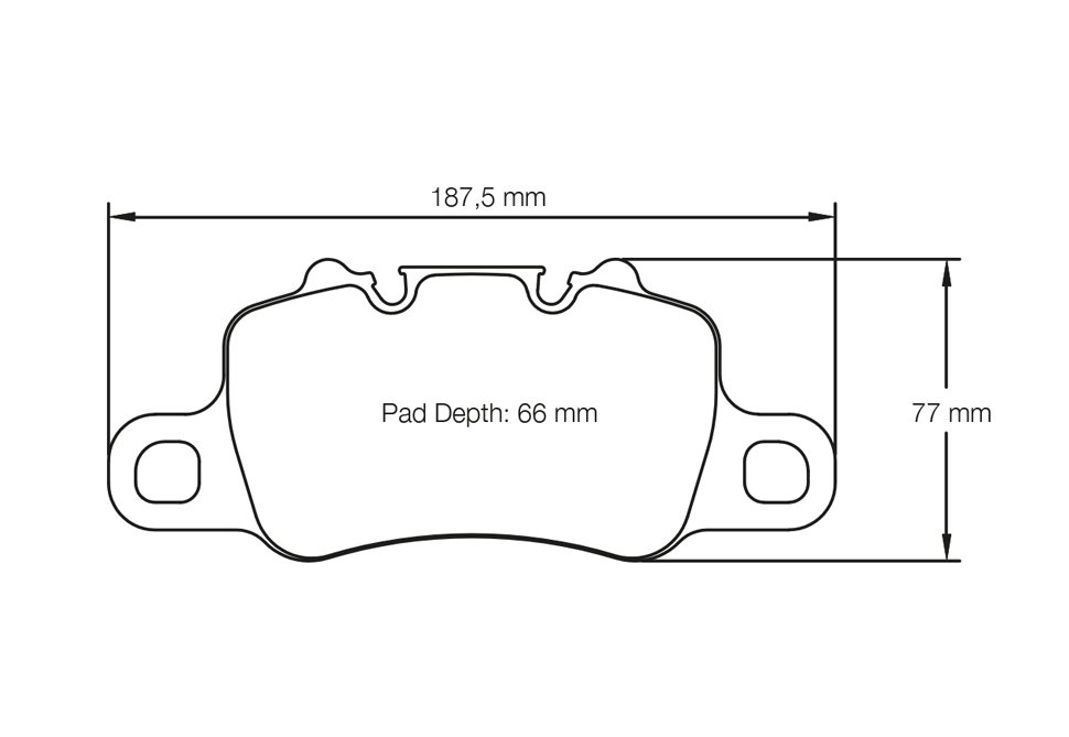 Колодки тормозные 4925-RSL29 PAGID RSL29 (HB850) задние PORSCHE 911 (991) GT3; CAYMAN 718 GT4