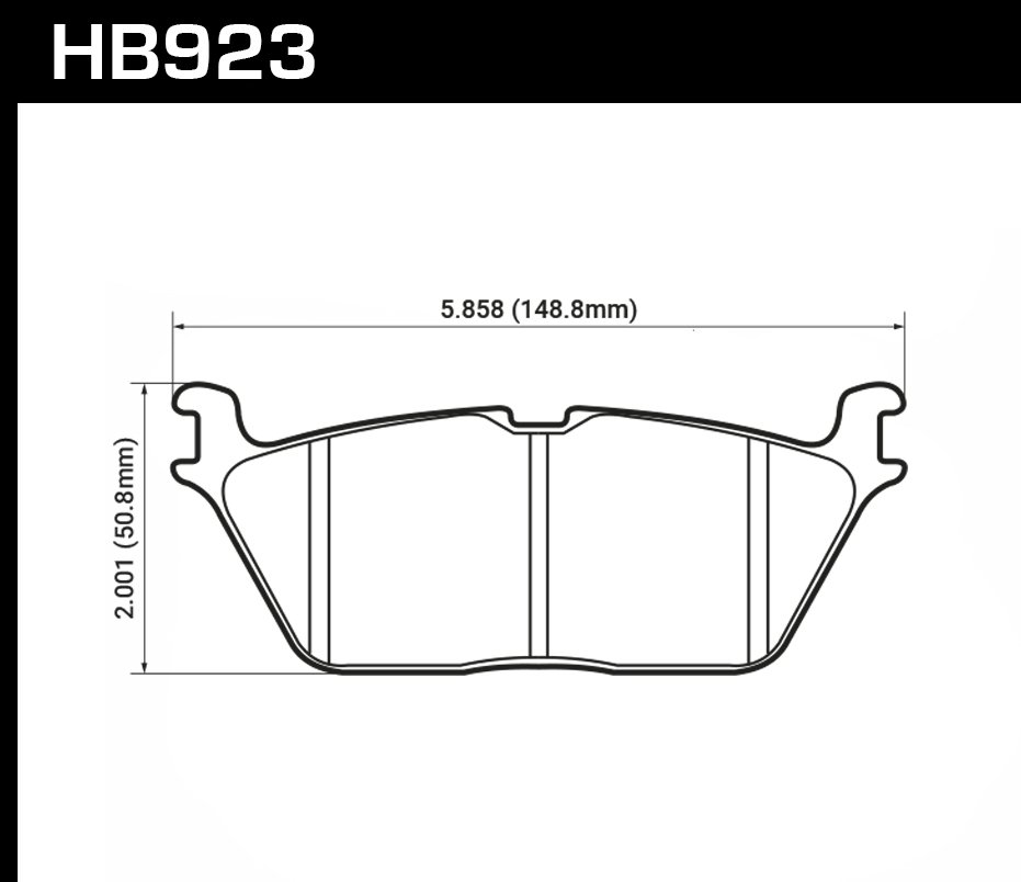 Колодки тормозные HB923Y.706 HAWK LTS задние RAM 1500 2019->