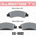 Колодки тормозные 23-1092 PowerStop Z23 передние CADILLAC Escalade; Chevrolet Tahoe 2009-2020