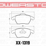 Колодки тормозные 23-1319 PowerStop Z23 передние AUDI A3, VW GOLF 5,6 , PASSAT B6, B7