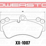 Колодки тормозные 26-1007 PowerStop Z26 передние PORSCHE CAYENNE (955); VW TOUAREG 330mm