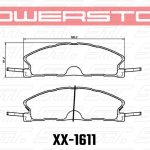 Колодки тормозные 36-1611 PowerStop Z36 передние Ford Explorer AWD 2010-2019