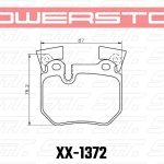 Колодки тормозные 23-1372 PowerStop Z23 задние BMW 135i (E88), (E82); BMW Performance