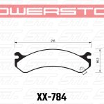 Колодки тормозные 36-784 PowerStop Z36 передние Hummer H2; CHEVROLET Suburban