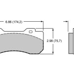 Колодки тормозные 150-TX1-10120K Wilwood TX1 под суппорт TX6R