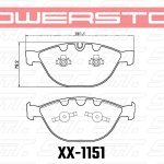 Колодки тормозные 23-1151 PowerStop Z23 передние BMW M5, M6 (E60, E61)