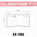 Колодки тормозные 26-1165 PowerStop Z26 передние Range Rover Sport/Supercharged Brembo 2005-2013