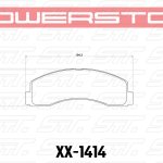Колодки тормозные 36-1414 PowerStop Z36 передние Ford F-150 2010-2013