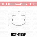 Колодки тормозные NXT-1185F PowerStop NEXT GEN передние CHEVROLET Corvette Z06 2006-2013