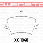 Колодки тормозные 23-1348 PowerStop Z23 задние VAG; HAVAL 7;