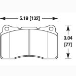 Колодки тормозные DP81210.15SR11 EBC Sintered Race SR-11 Lancer Evo V-X; SUBARU WRX STI; MEGAN RS