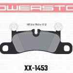 Колодки тормозные 23-1453 PowerStop Z23 задние PORSCHE CAYENNE 92A, TOUAREG 7P5 2010->