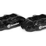 Комплект суппортов 2 шт. Черные, Brembo 4 поршня: 40mm - 44mm