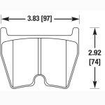 Колодки тормозные DP81513.14SR21 EBC Sintered Race SR-21 суппорт Brembo 8 поршней (комплект 8 шт)