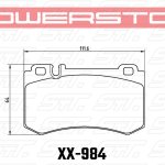 Колодки тормозные 17-984 PowerStop Z17 задние MB CLS C219; S W220; S W221; S C215; S C216; SLR R199