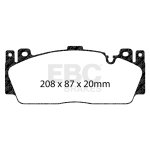 Колодки тормозные DP82148RPX EBC RP-X BMW переднние M5 F10; M6 F13; M2 F87 M Sport