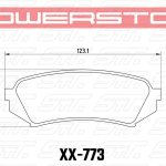 Колодки тормозные 17-773 PowerStop Z17 задние LEXUS LX470 / TOYOTA LC100