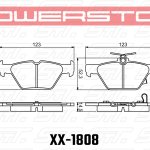 Колодки тормозные 23-1808 PowerStop Z23 задние Subaru IMPREZA; WRX; OUTBACK