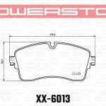 Колодки тормозные 36-6013 PowerStop Z36 передние Land Rover Range Rover 2019->, DISCOVERY 5