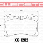 Колодки тормозные 23-1282 PowerStop Z23 передние Lexus LS (F4), LS350, LS500 2017->