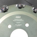 Тормозной диск NISSAN GT-R; DC Brakes, переход с 390*32.6mm на 408*34mm, Передний, DC70062S