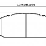 Колодки тормозные HB922Y.765 HAWK LTS перед. RAM 1500 2019->