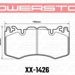 Колодки тормозные 23-1426 PowerStop Z23 передние RANGE ROVER SPORT; IV; колесо 20" Brembo;