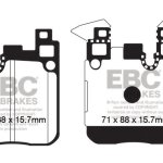 Колодки тормозные DP52133NDX EBC Bluestuff BMW задние M4 F82; M3 F80; M2 F87; M-Performance