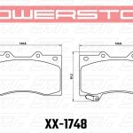Колодки тормозные 23-1748 PowerStop Z23 передние INFINITI QX56 2007-13 ; NISSAN PATROL 2010-> ;