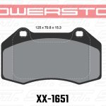 Колодки тормозные 36-1651 PowerStop Z36 передние Brembo Renault Clio3 RS; Megane 2 Sport; Mazda ND