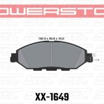 Колодки тормозные 23-1649 PowerStop Z23 передние NISSAN PATHFINDER IV (R52); INFINITI QX60