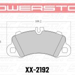Колодки тормозные 23-2192 PowerStop Z23 передние PORSCHE CAYENNE 9YA 2018-> ; MACAN 2019->