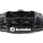 Комплект суппортов 2 шт. Черные, Brembo 4 поршня: 40mm - 44mm