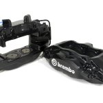 Комплект суппортов 2 шт. Черные, Brembo 4 поршня: 40mm - 44mm